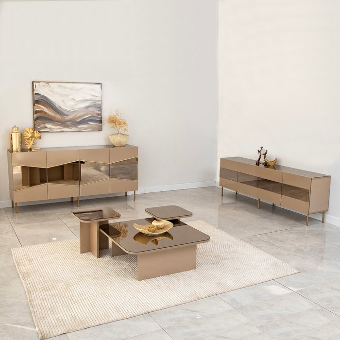 Hanah Home Consola en Bronce y Oro Hanah Home Consola en Bronce y Oro